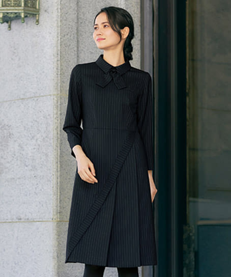 MARY QUANT】全1色・ワンピース（グリーン購入法・ストレッチ） M53261