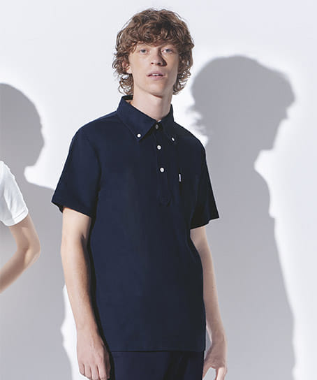 WEB限定特価】ボタンダウンポロシャツ（消臭・男女兼用） UN-0030