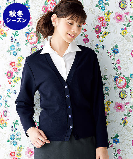 全3色】カーディガン（すっきりショート丈）※来期廃番予定※ FN1609-7
