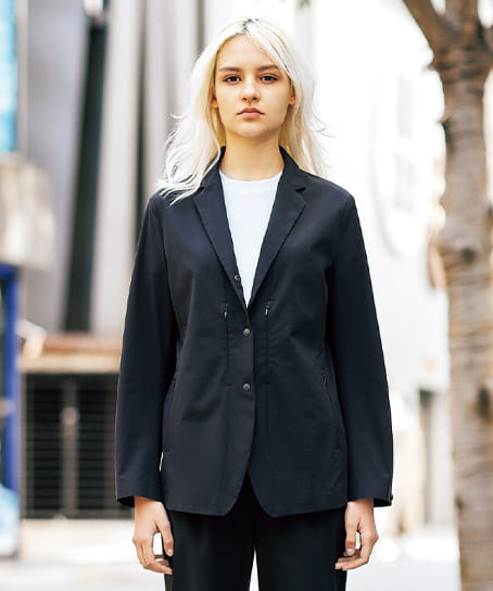 ワークスーツ】ストレッチジャケット(レディース／撥水／反射) CAJ185