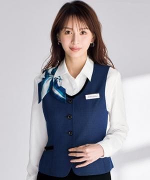 ノーカラージャケット（アクアブルーシリーズ） 81730-3 | 事務服