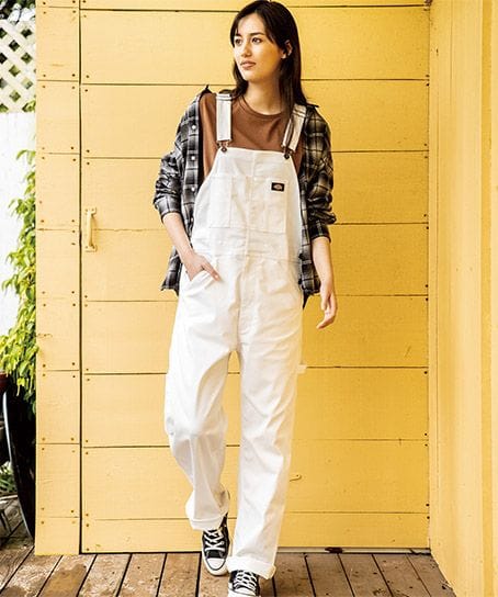 Dickies】ディッキーズT/Cストレッチオーバーオール（男女兼用） D-769