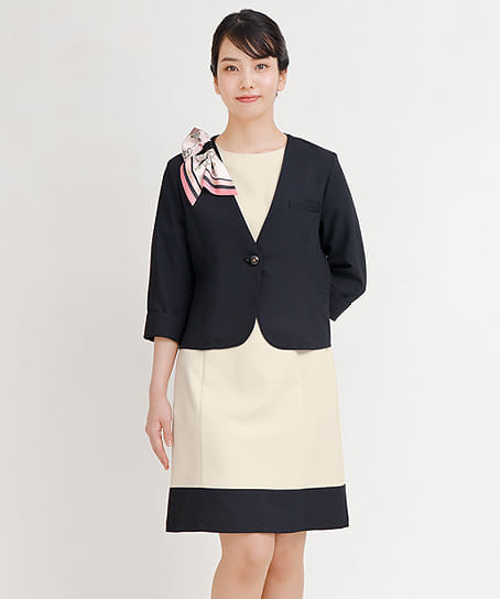 全1色】ワンピース（セオアルファストレッチ素材） E-3110 | エステ