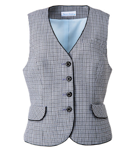 全2色】ベスト（ツイーディミニチェック） SA290V | 事務服・会社制服