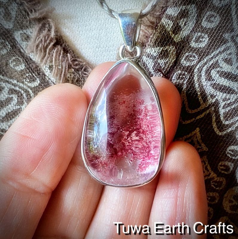 1点物 高品質ガーデンクォーツ ペンダントトップ☆庭園水晶