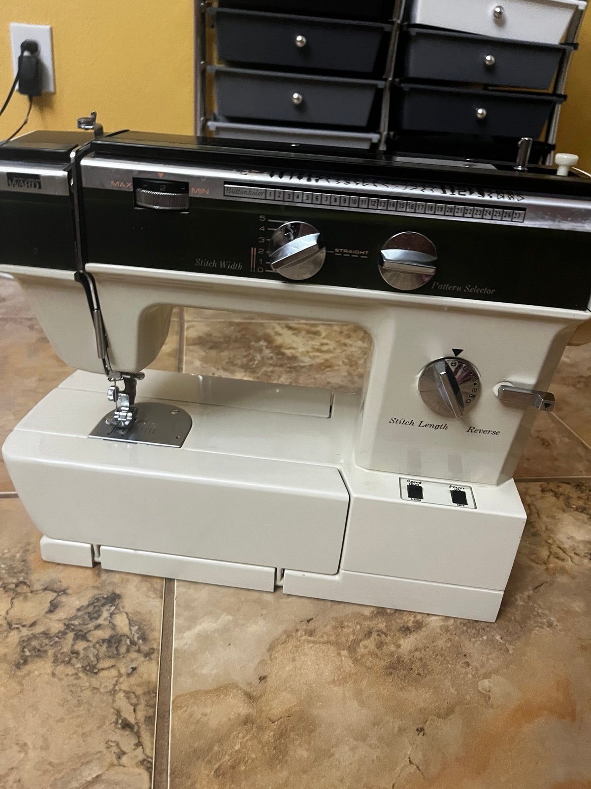 Vintage Montgomery Ward Sewing Machine READ | Mercari