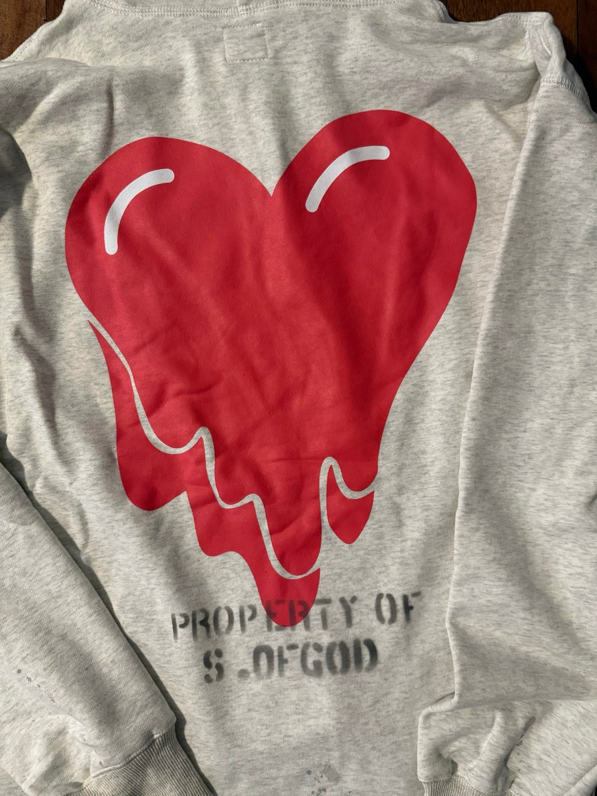 Saint Michael Emotionally Unavailable Men's Hooded Sweatshirt size