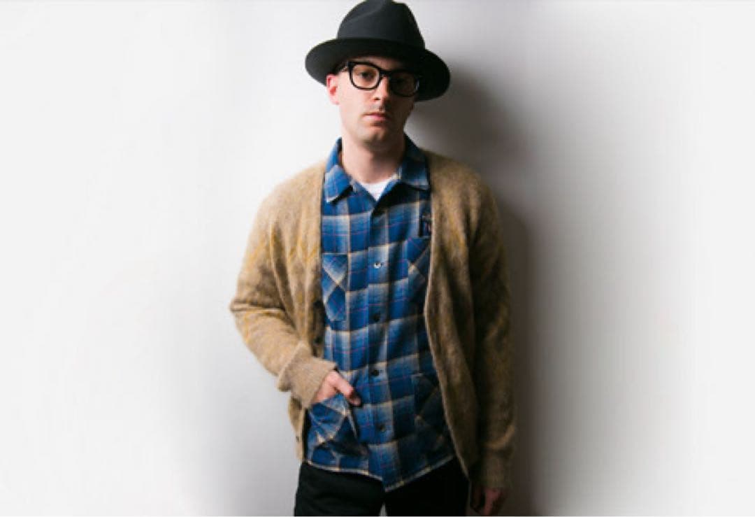 BELAFONTE ATOMIC PATTERN MOHAIR CARDIGAN