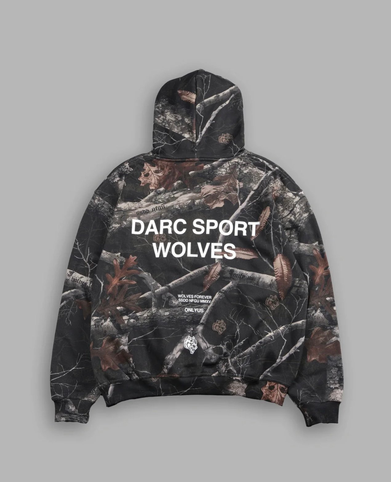 DARC SPORT “WOLVES” CAMO HOODIE MEDIUM | Mercari