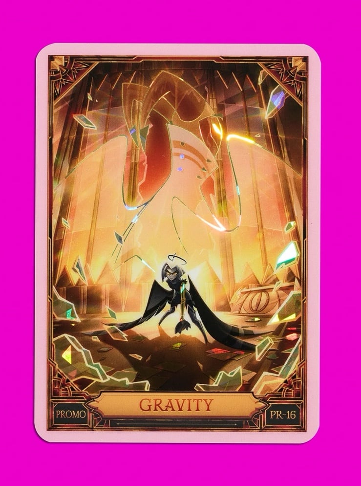 HAZBIN HOTEL TRADING CARDS GRAVITY CRACKED | Mercari