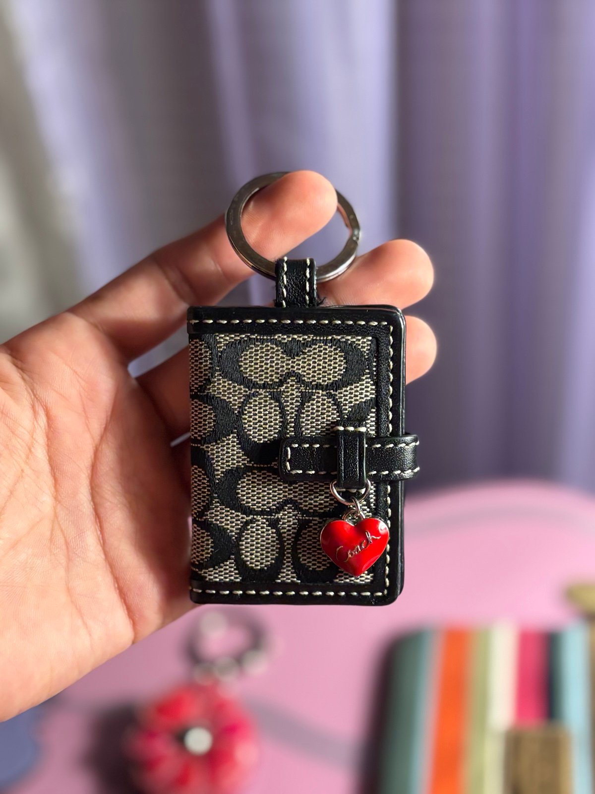 Y2K Coach Vintage Photo Frame Keychain / | Mercari