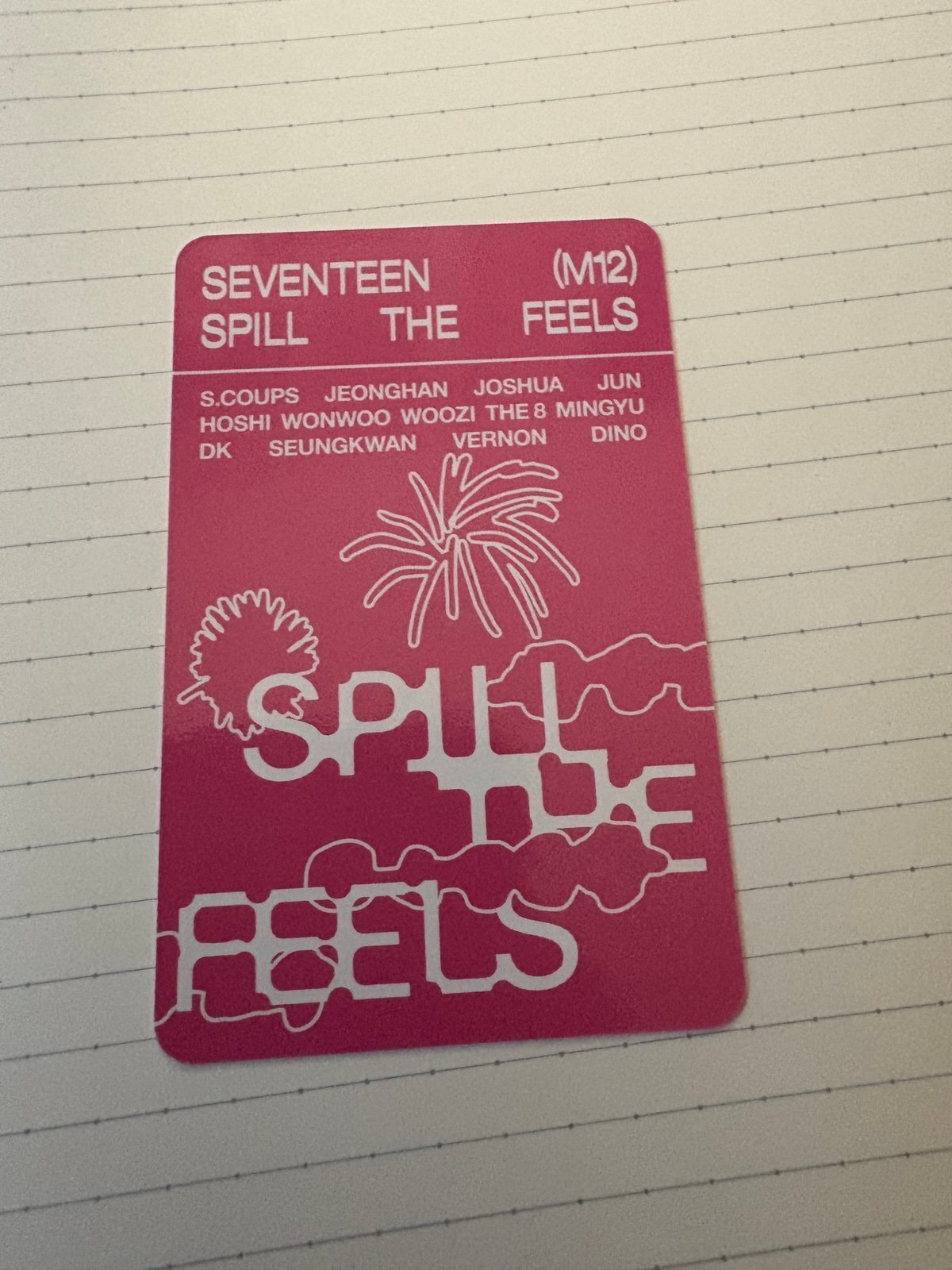 Seventeen Vernon spill the feels photocard | Mercari