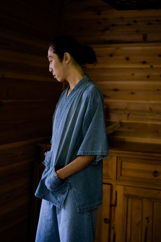 ukAオリジナル！古着したデニムの風合いが味がある、部屋着にも街着に