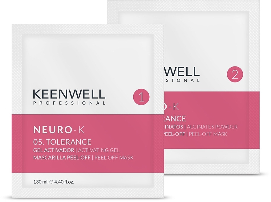 Keenwell Neuro-K Tolerance Facial Mask - Успокаивающая альгинатная