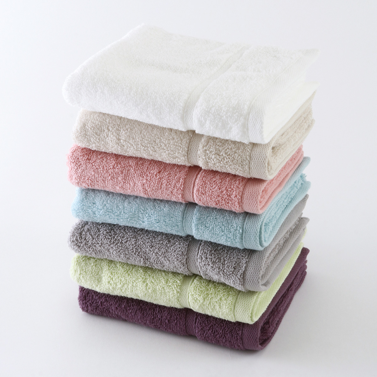 クイックドライ「ティント」 フェイスタオル（8808F762）-ウチノタオル