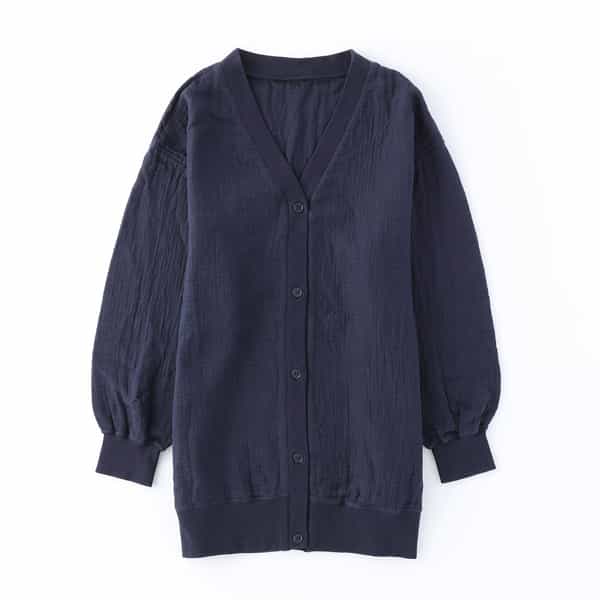 マシュマロワッフルガーゼライト レディスカーディガン（RGF26726