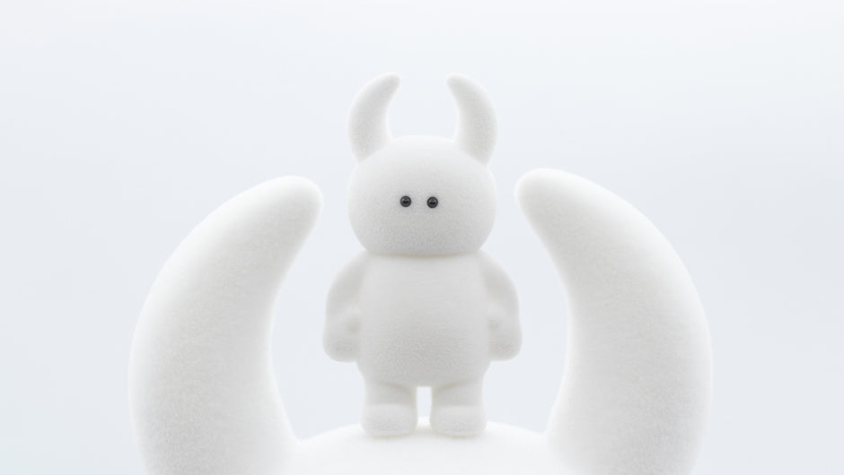 WHITE FLOCKY BIG UAMOU / フロッキービッグウアモウ (白)｜UAMOU