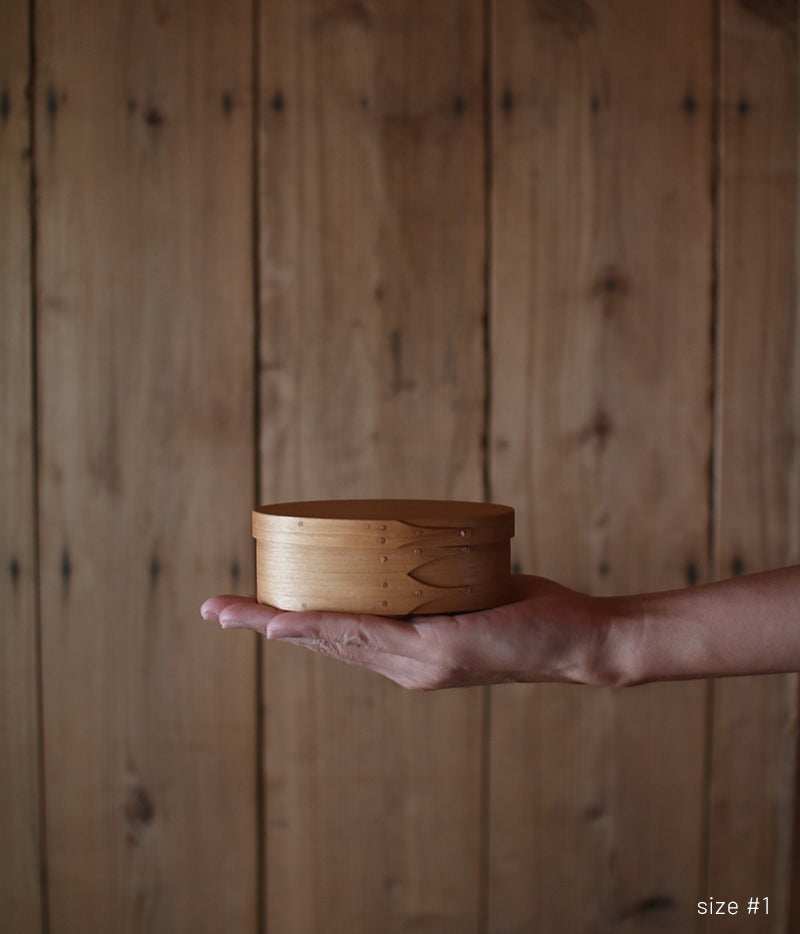 IFUJI MASASHI Shaker Oval Box SAKURA OIL FINISH #0 - IFUJI