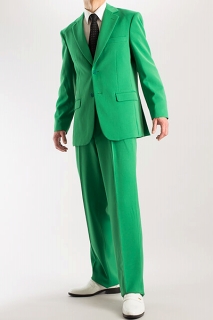 グリーンスーツ販売店 | シングル 2つボタンスーツ サイドベンツ
