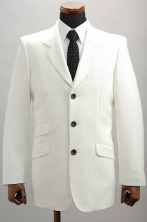 矢沢永吉白いスーツなら上野屋にお任せください。｜3ボタンチェンジ