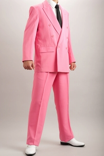 ピンクスーツ｜林家ペーさん風スーツ｜カラースーツ ダブル
