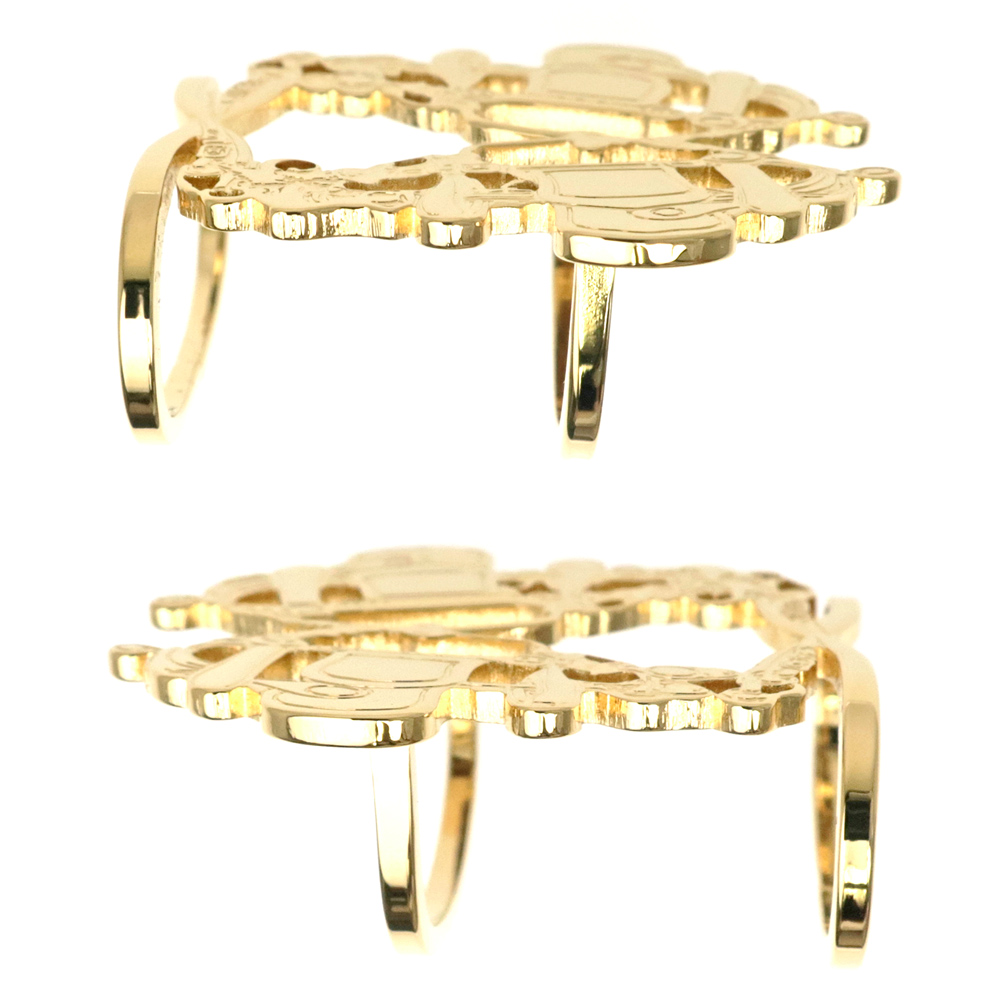 名東】【HERMES】エルメス スカーフリング 70 ブリッド ドゥ ガラ