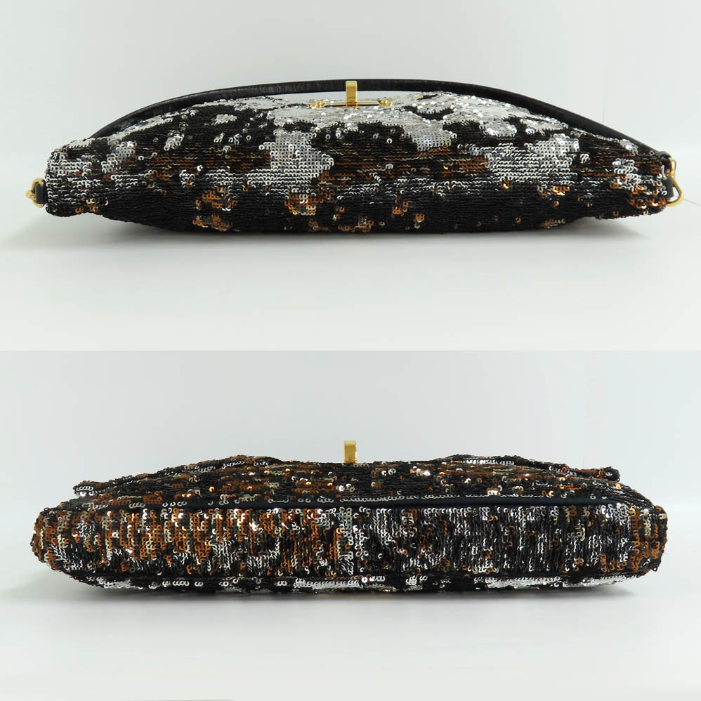 名古屋】【MIUMIU】ミュウミュウ スパンコール クラッチバッグ