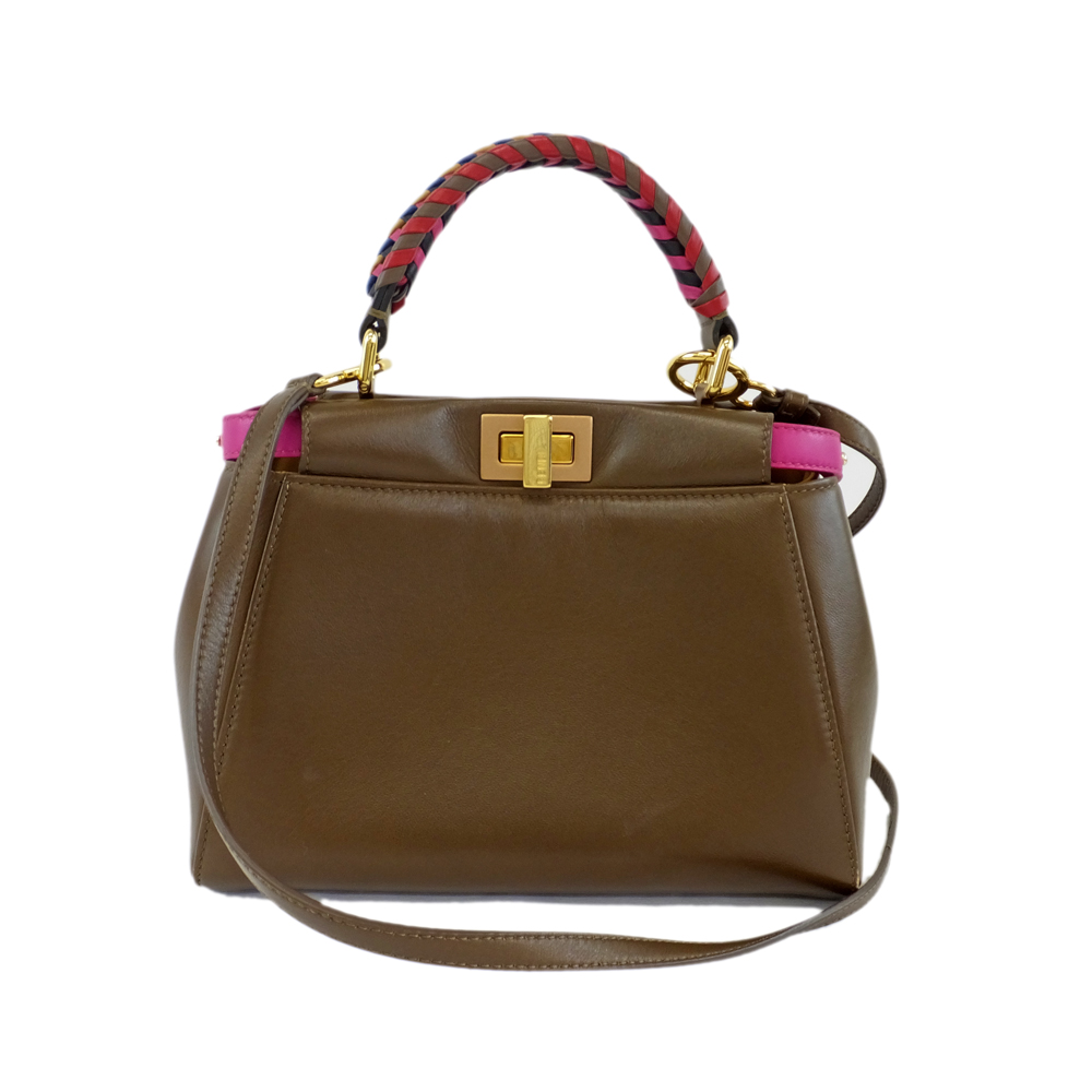 天白】【セール】【FENDI】フェンディ ミニピーカブー 2WAY