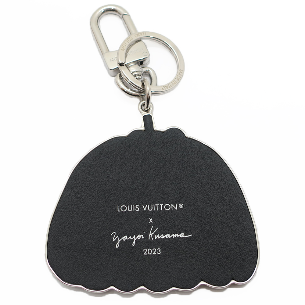 天白】【LOUIS VUITTON】ルイヴィトン LV YK キーホルダー パンプキン