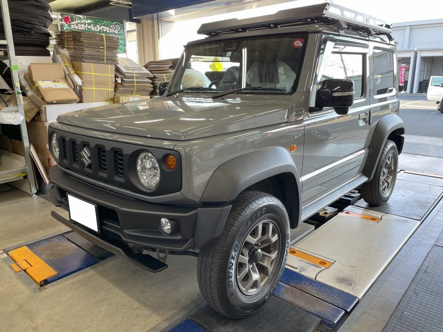 鍛造xスタッドレス！74ジムニーシエラにRAYS A-LAP-J ＆ ダンロップ