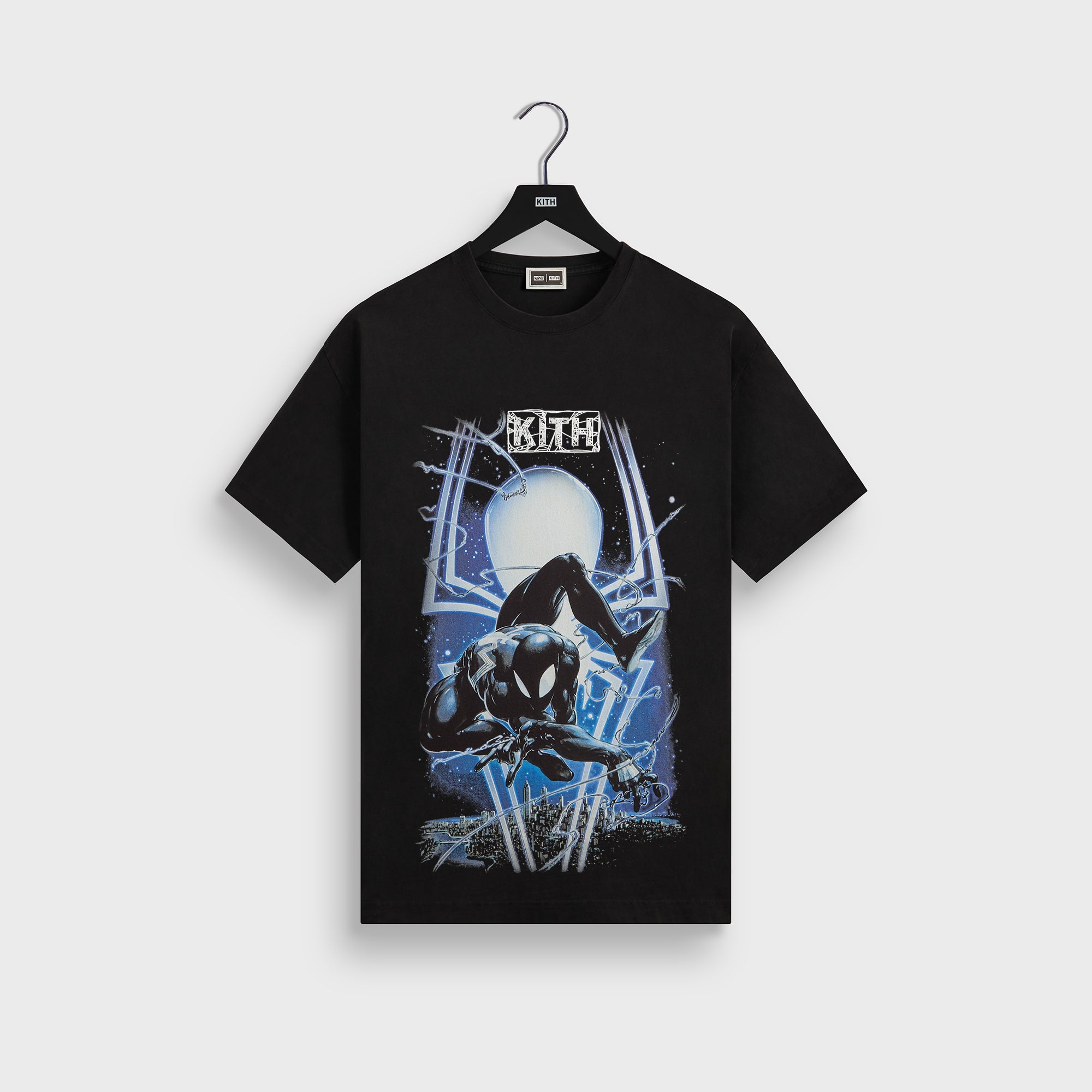 Marvel | Kith Symbiote Spiderman Vintage Tee - Black – Kith UK