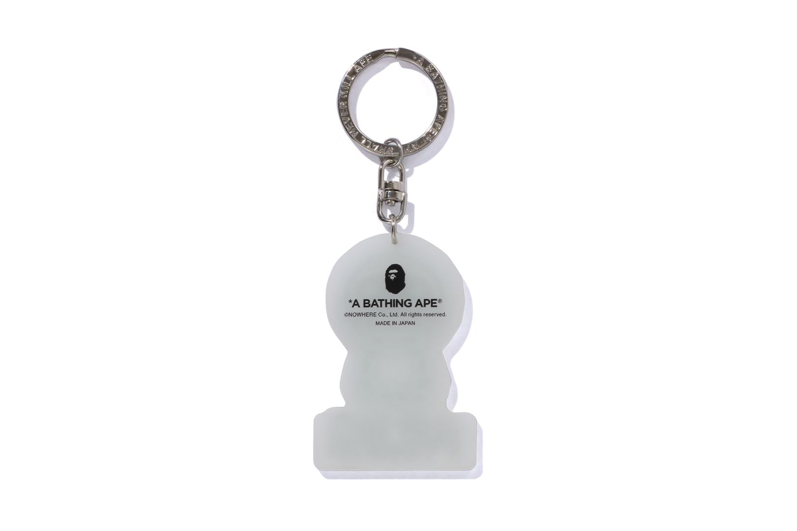 A BATHING APE® Glow In The Dark Ape Head Key Chain | Bape official