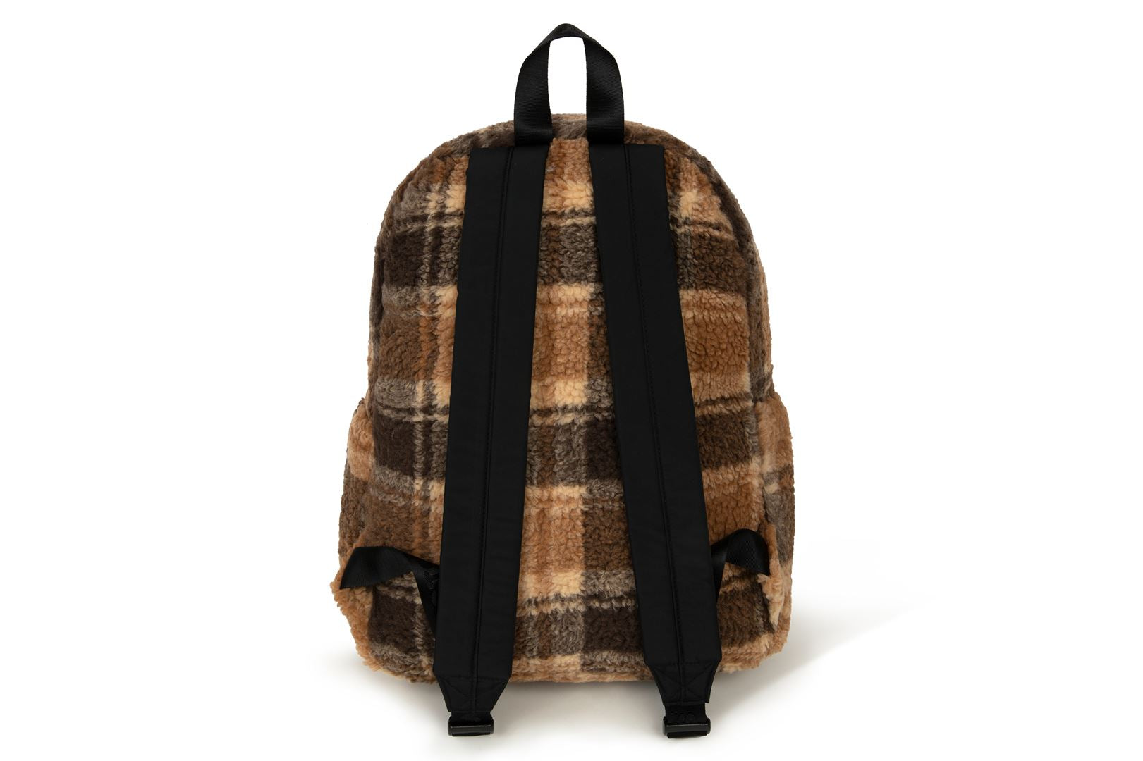 BABY MILO® STORE Baby Milo check sherpa medium backpack | Bape