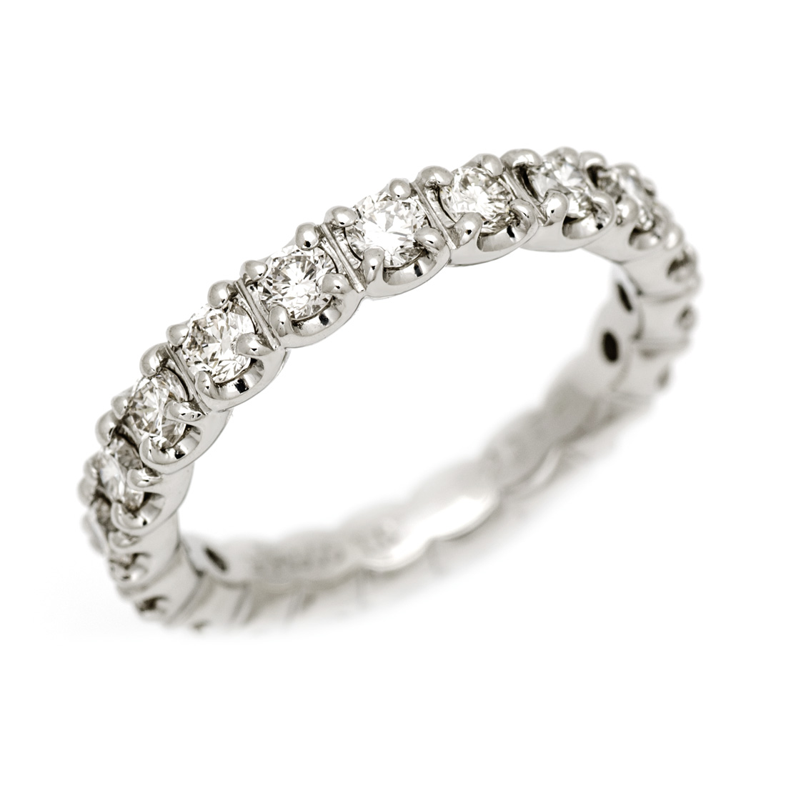 PT900 ダイヤモンド 1ct フルエタニティリング[商品番号:RG0031] | umu