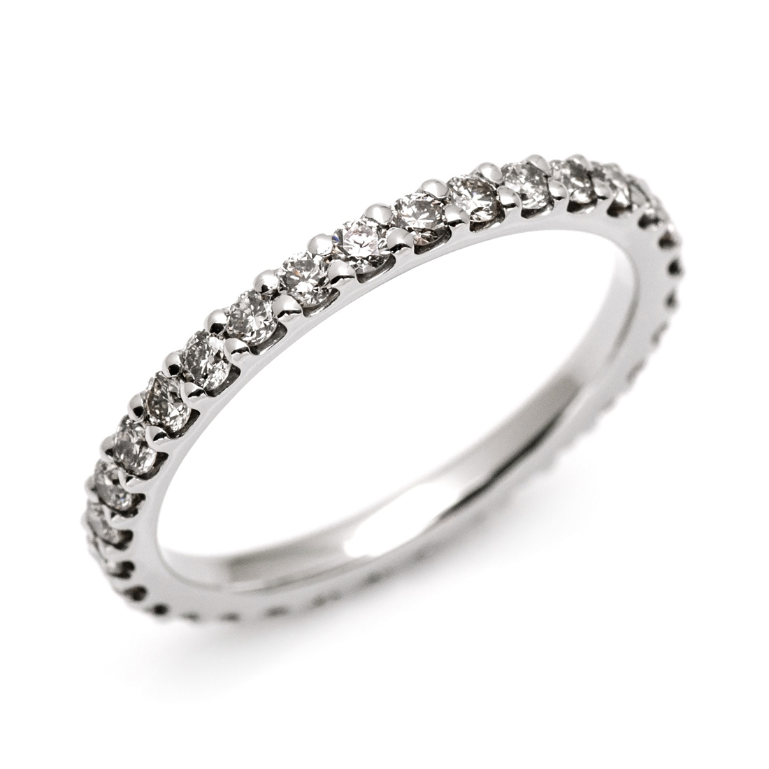 PT950 ハード ブラックダイヤモンド 0.54ct～0.70ct フルエタニティ