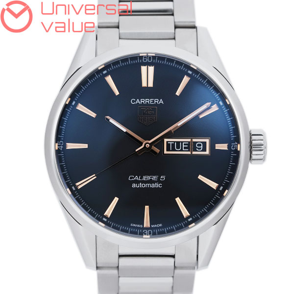 タグホイヤー カレラ キャリバー5 デイデイト ブラック WAR201C.BA0723