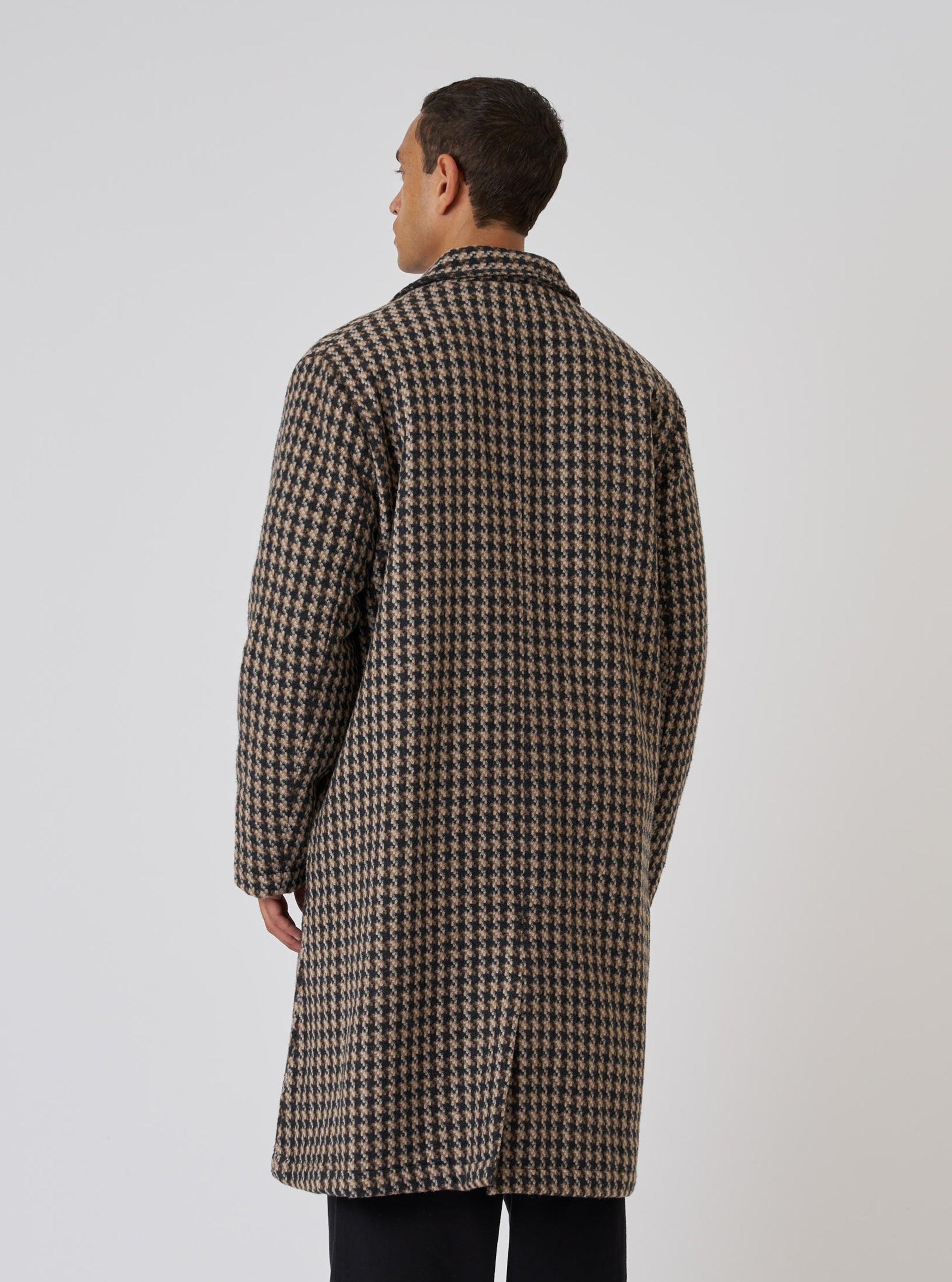 Men's Sand Cortina Tweed Long Swing Coat – Universal Works