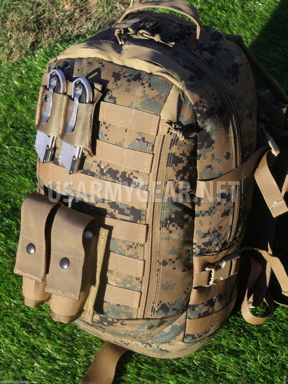 New USMC ILBE Marpat Marine Assault 3 Days Back Pack + Coyote