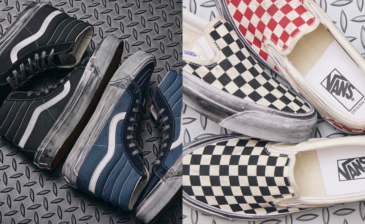 Vault by Vans SK8-HI & SLIP-ON “STRESSED”が国内5月27日に再販 | UP