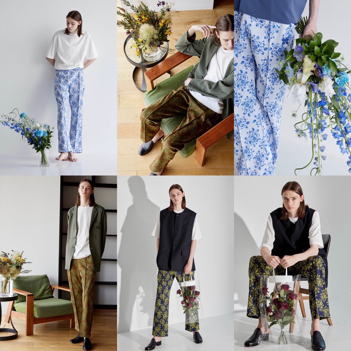 NEEDLES × STUDIOUS 2023年春夏 花柄トラックパンツが国内5月24日／5月