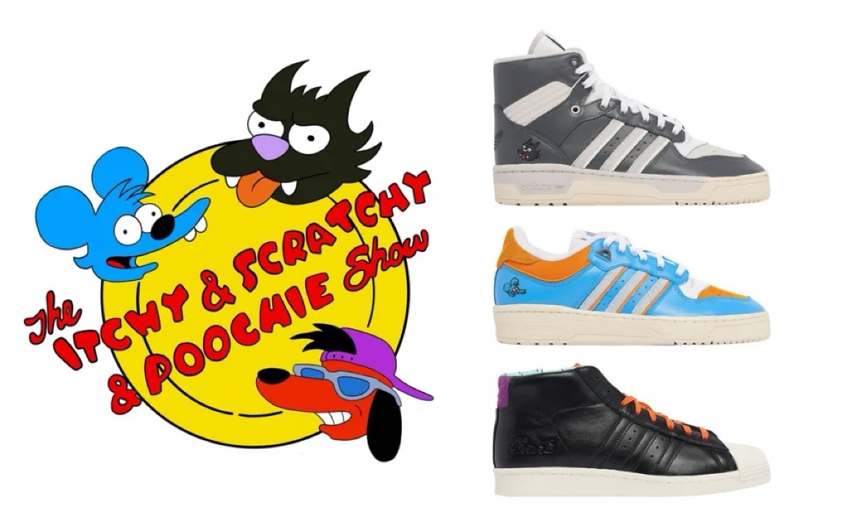 adidas × The Simpsons “Itchy & Scratchy & Poochie Show” Packが国内