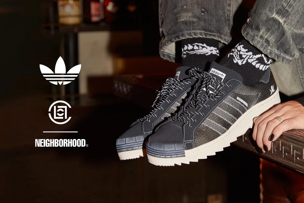 CLOT × NEIGHBORHOOD × adidas SUPERSTARが10月14日より発売 ［IE8879