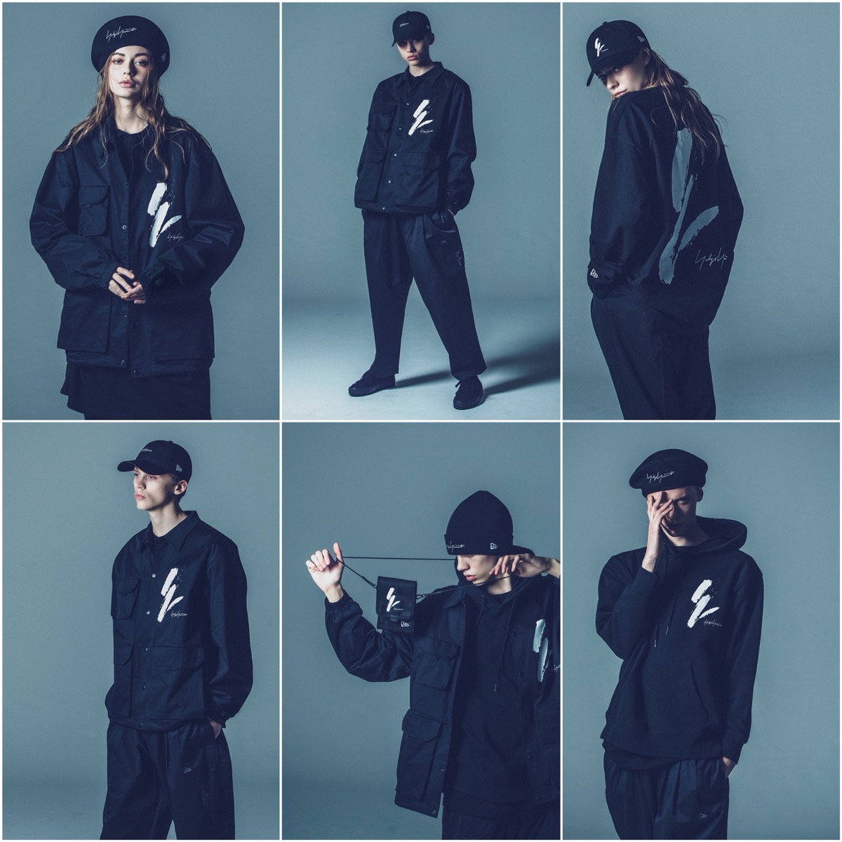 Yohji Yamamoto × New Era®︎ 2023年秋冬コレクションが国内11月1日