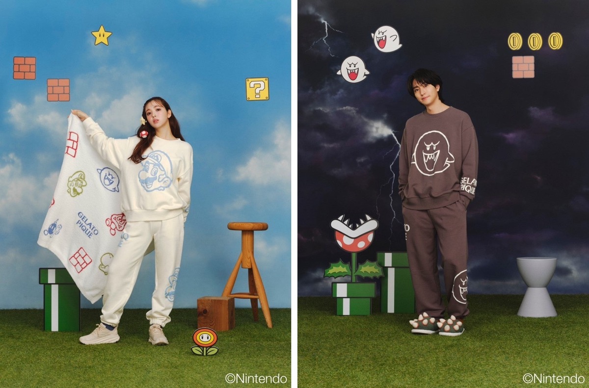 ジェラピケ × スーパーマリオ コラボルームウェア第4弾が国内1月26日に