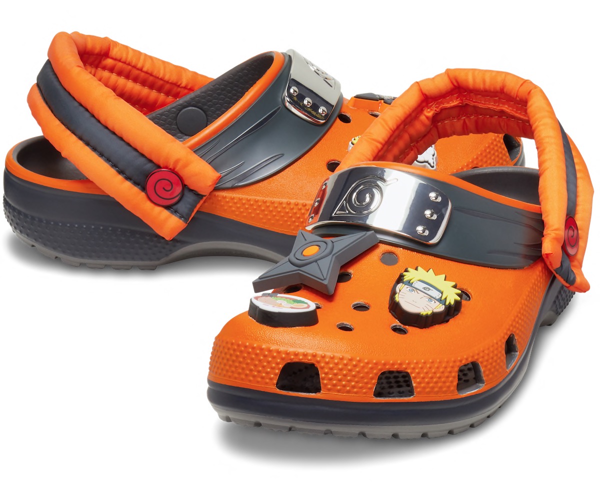 NARUTO -ナルト- 疾風伝 × Crocs コラボサンダルが国内2月28日より発売
