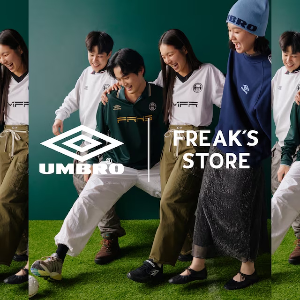 在原みゆ紀着用 FREAK'S STORE × UMBRO 別注コレクションが国内好評