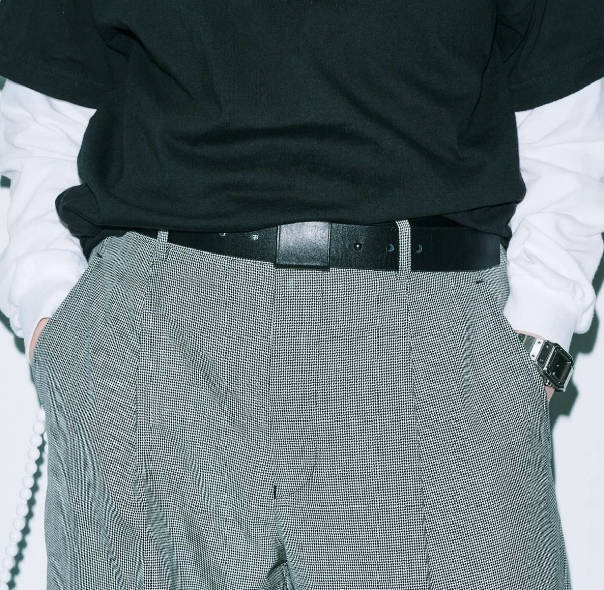 foot the coacher × スタイリスト私物 コラボレザーベルト“looper”の