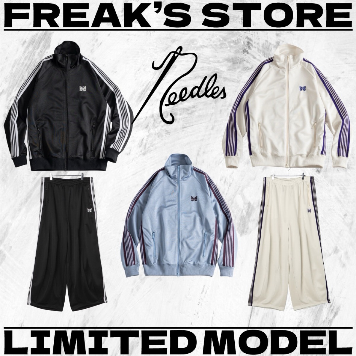 NEEDLES × FREAK'S STORE 2024 Fall 別注トラックスーツが国内7月26日