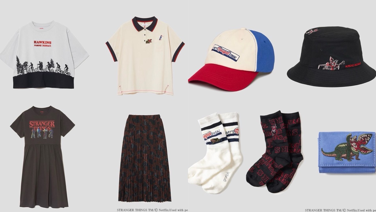 graniph × ストレンジャー・シングス コラボアイテムが国内発売開始