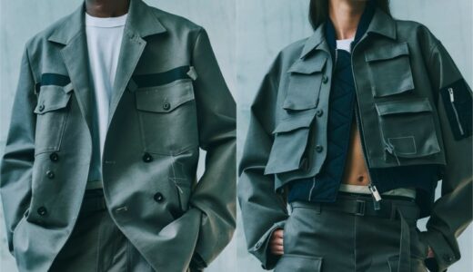 sacai x WTAPS 2025年春夏コラボコレクションが国内2月7日より発売